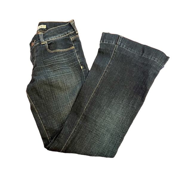 J Brand Denim - J Brand Low Rise Wide Leg Flare Stretch Denim Jeans 25 Short
